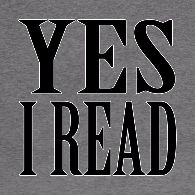 Yes - I Read by artpirate